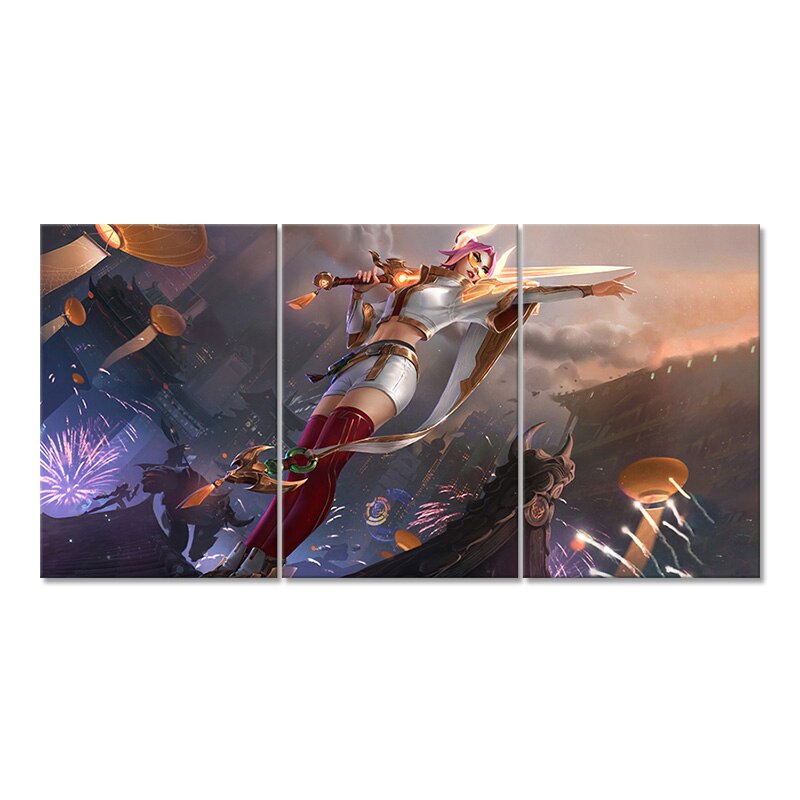 "The Grand Duelist" Fiora Poster - Canvas Painting - League of Legends Fan Store