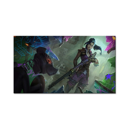 Arcane Caitlyn "The Sheriff of Piltover" Poster - Canvas Painting - League of Legends Fan Store