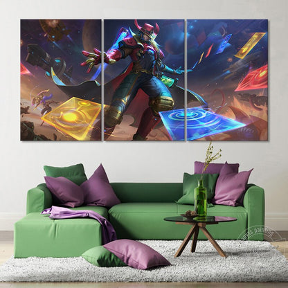 Twisted Fate Poster - Canvas Painting - League of Legends Fan Store