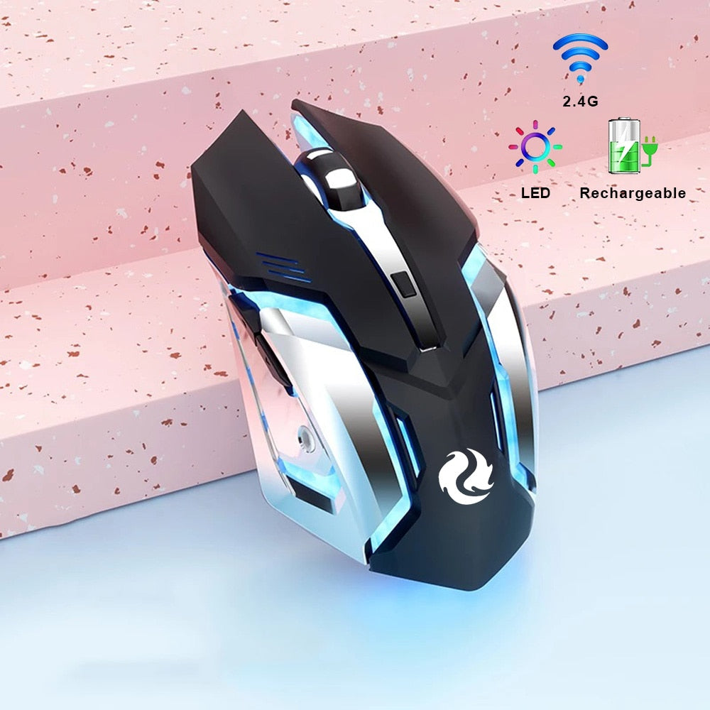 Gaming Mouse Rechargeable 2.4G Wireless - League of Legends Fan Store