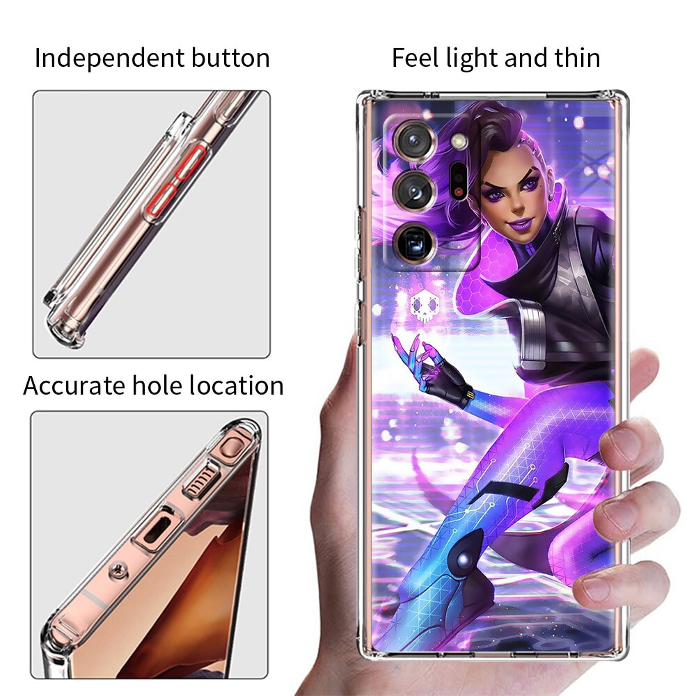 Collection 1 League Of Legends Lol Cool Transparent Phone Case for Samsung Galaxy Note 20 UItra 10 Plus 5G 10Lite 20 5G 9 Protect Cover - League of Legends Fan Store
