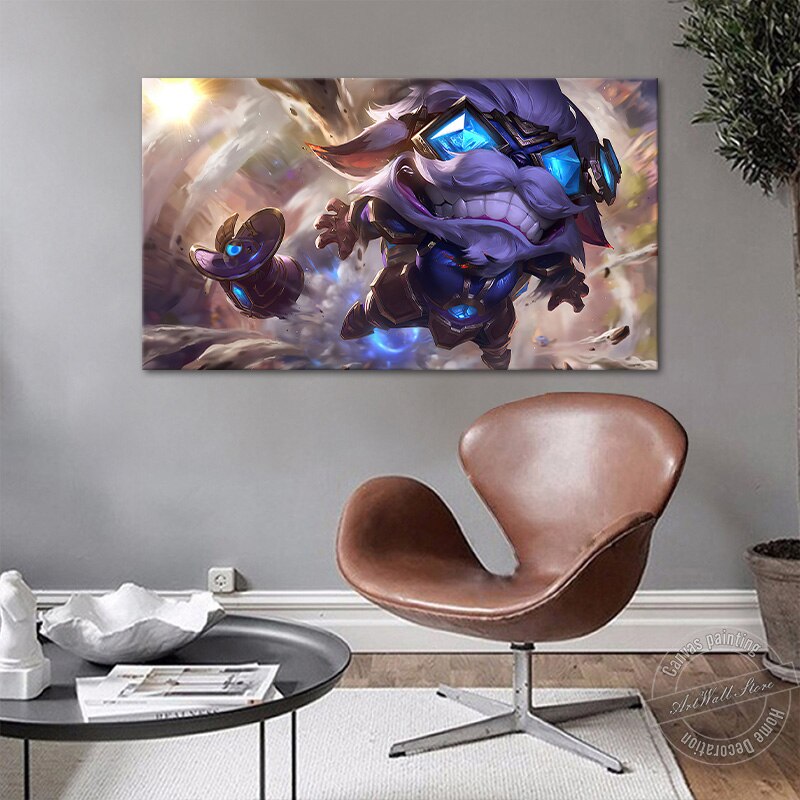 Ziggs "The Hexplosives" Poster - Canvas Painting - League of Legends Fan Store