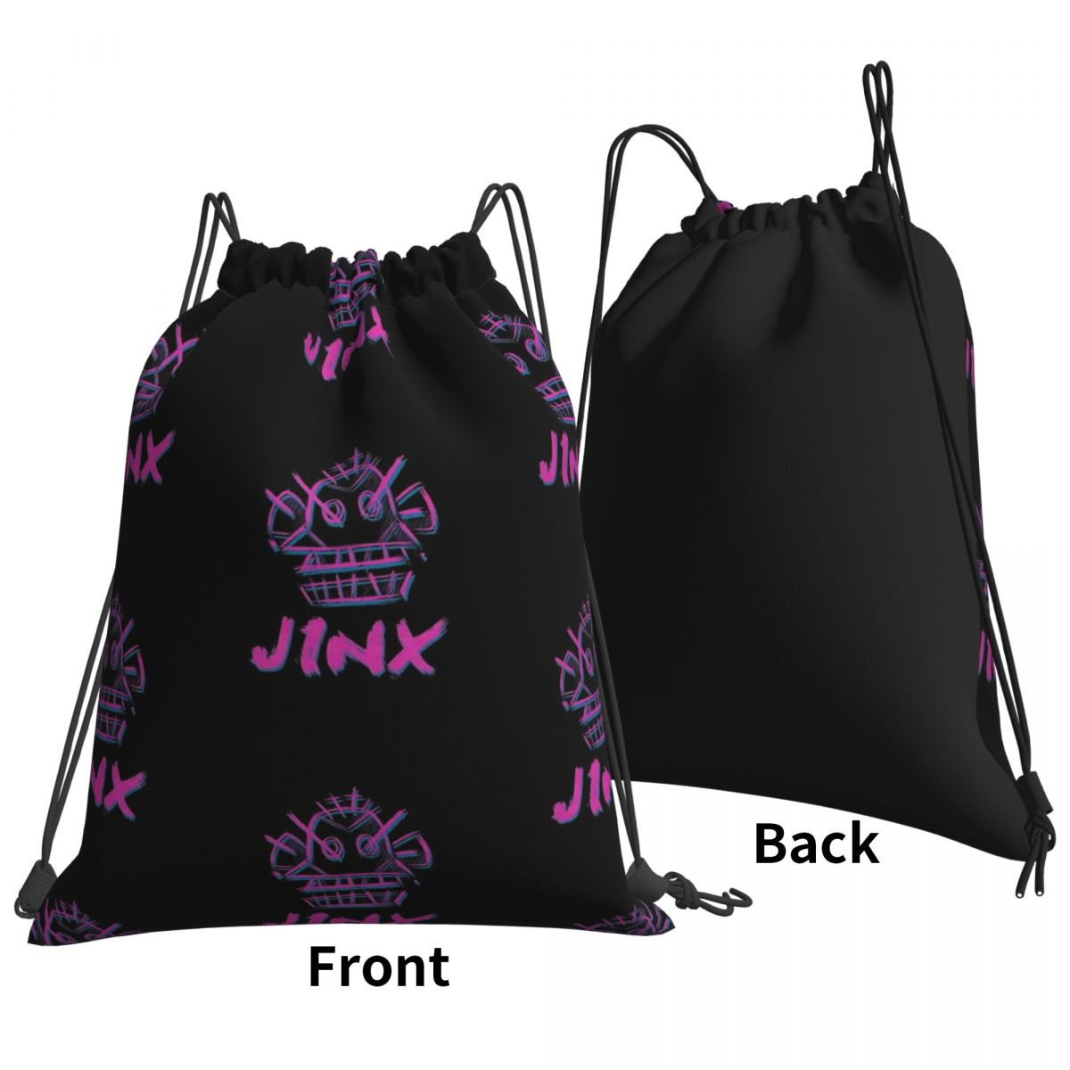 Jinx Arcane Backpack3 - League of Legends Fan Store
