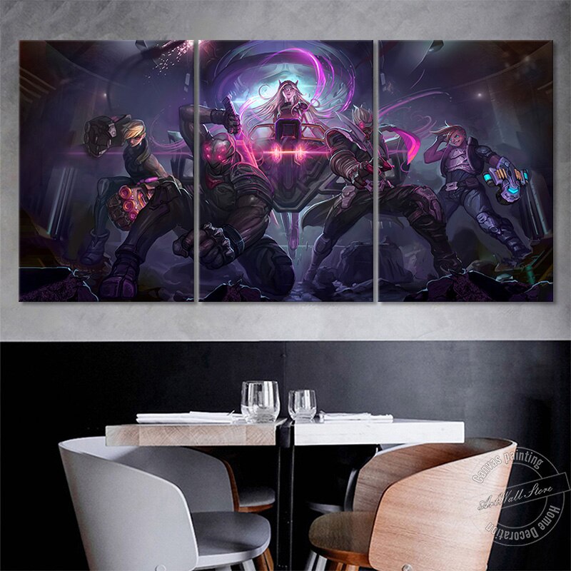Shen Master Yi Sona "Buvelle PsyOps" Poster - Canvas Painting - League of Legends Fan Store