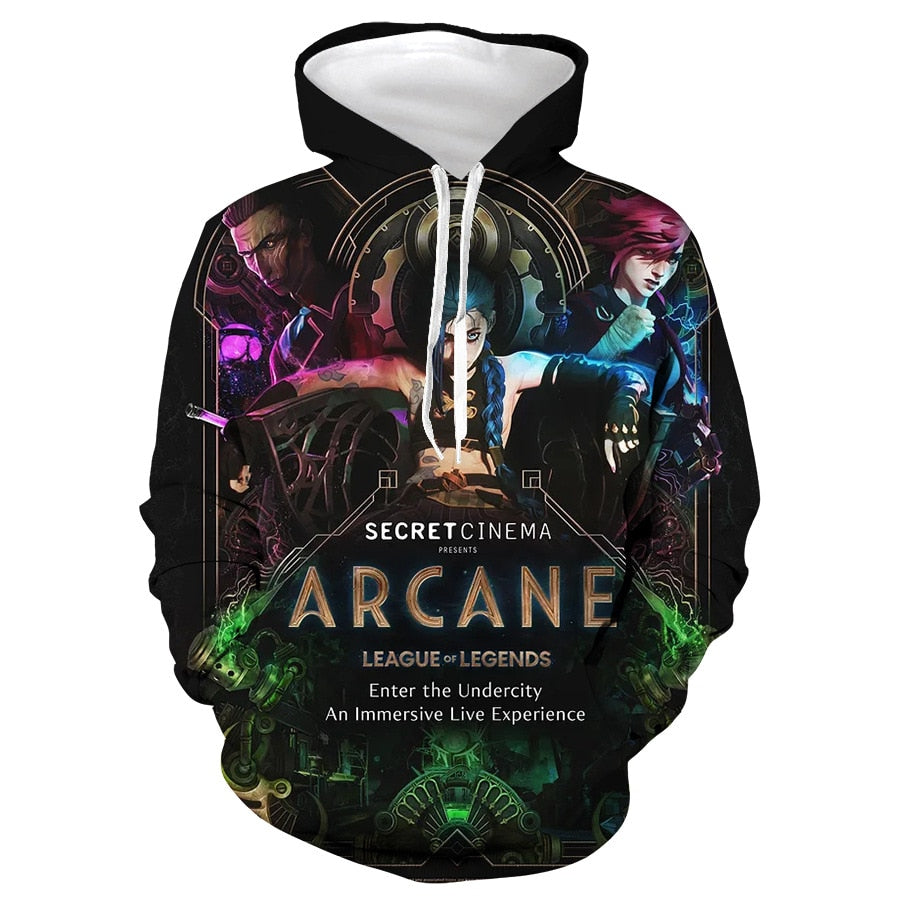 Arcane Jinx Hoodies Collection - League of Legends Fan Store