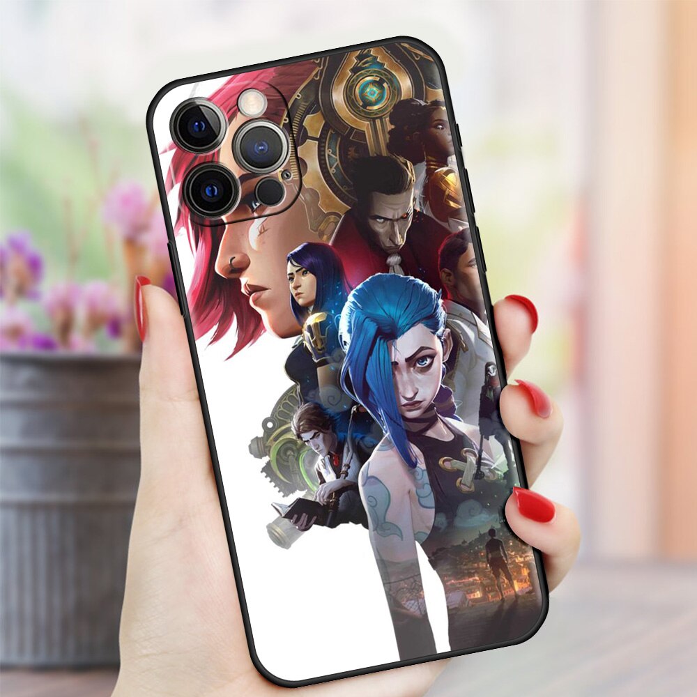 Collection 3 Case For Apple iPhone 11 13 Pro Max 12 Mini XR SE 2020 7 8 Plus X XS Phone Cover 6 6S 5 5S Silicone Shell Arcane Hot Anime Funda - League of Legends Fan Store