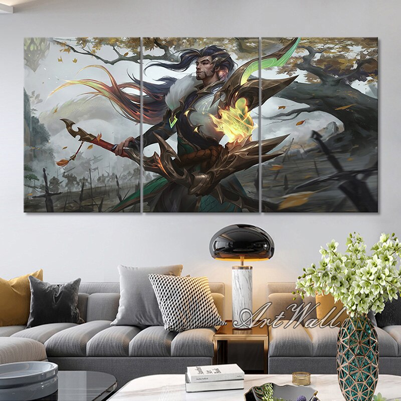 "Dragonmancer" Yasuo Poster - Canvas Painting - League of Legends Fan Store