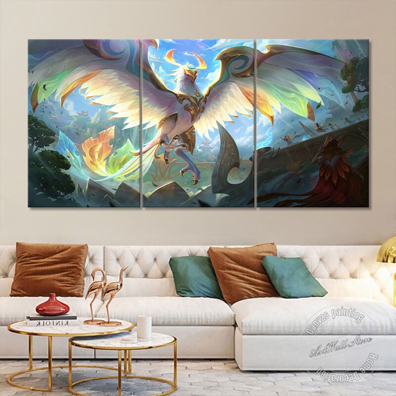 "Divine Phoenix" Anivia Poster - Canvas Painting - League of Legends Fan Store