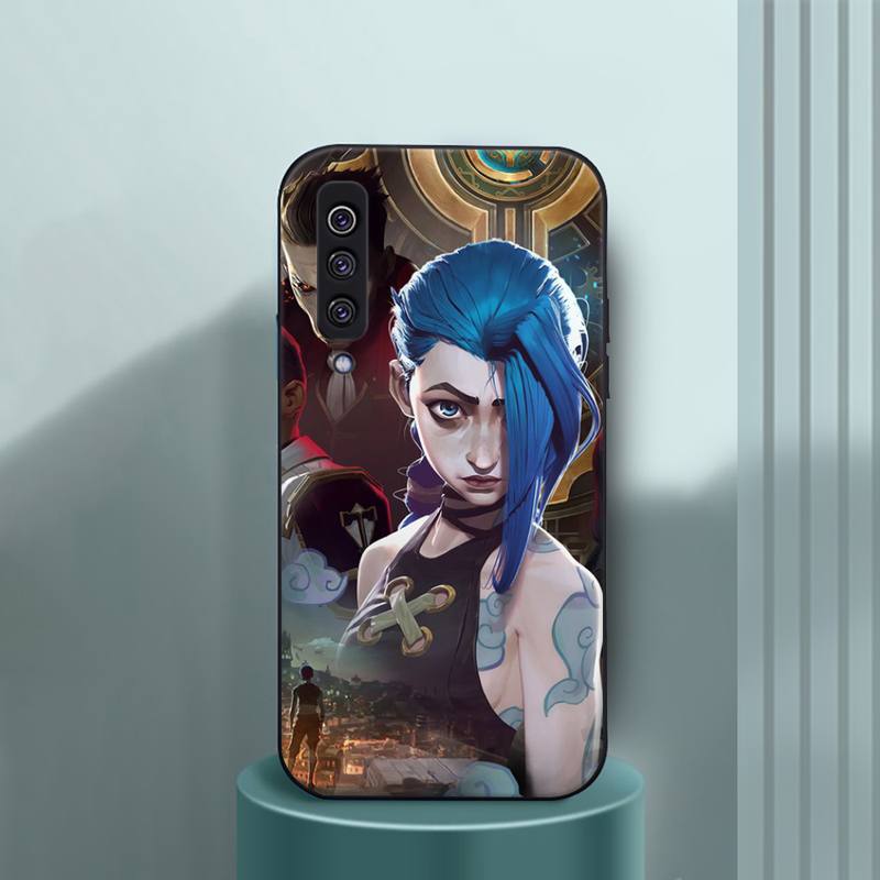 Collection 1 Arcane jinx Phone Case For Samsung a10 a12 a50 a51 a52 a21 a31 a32 a71 s10 s20 s21  Plus Fe Ultra - League of Legends Fan Store