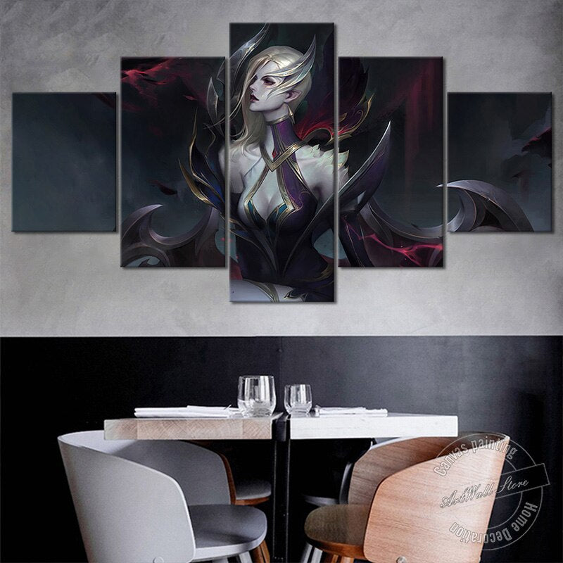 "The Fallen" Morgana Poster - Canvas Painting - League of Legends Fan Store
