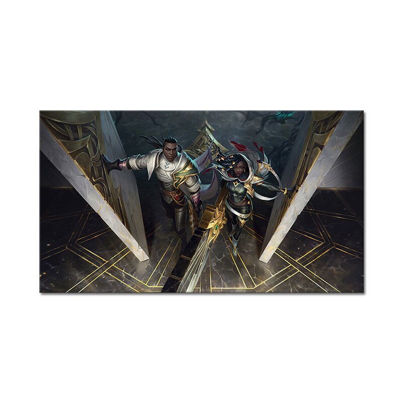 "Sentinel" Lucian Senna Poster - Canvas Painting - League of Legends Fan Store