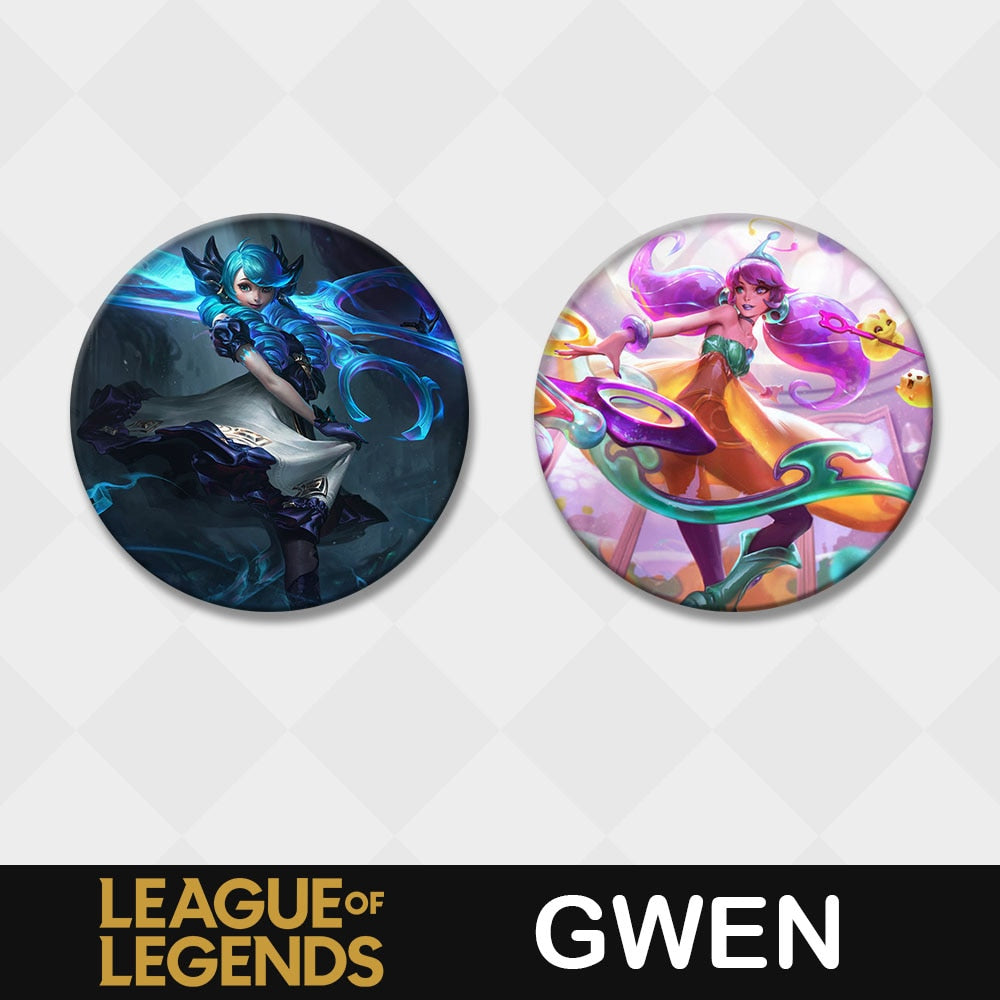 League of Legends  Gwen Badge - League of Legends Fan Store