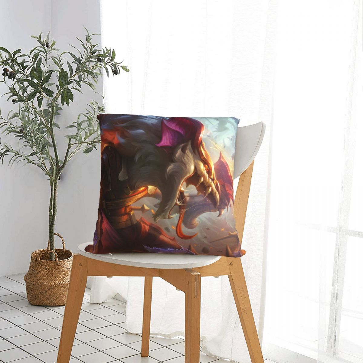 Magic Polyester Cushion Cover - League of Legends Fan Store