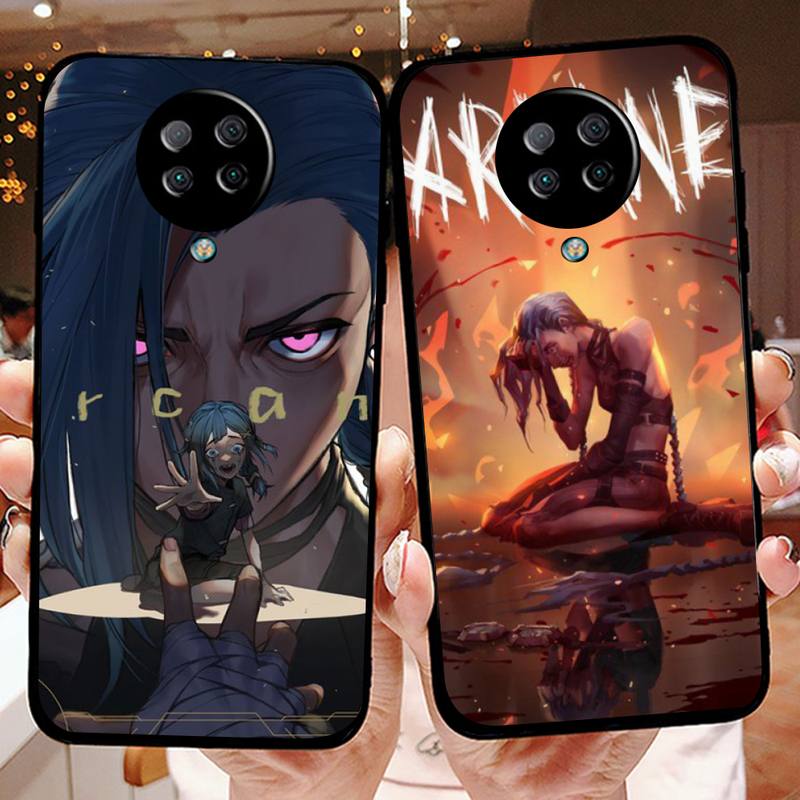 Collection 2 Arcane jinx Phone Case For Xiaomi Mi Redmi Note 7 8 9 10 11 pro t s A 10 Lite pro - League of Legends Fan Store