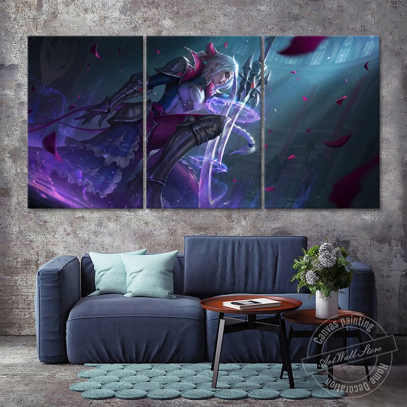 Diana "Battle Queen", "Scorn of The Moon" Poster - Canvas Painting - League of Legends Fan Store