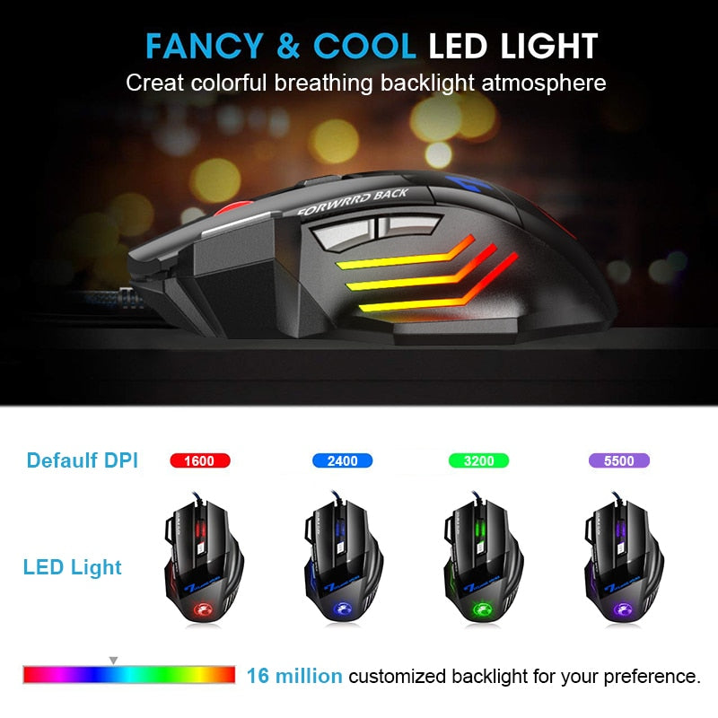 Ergonomic Wired Gaming Mouse - League of Legends Fan Store