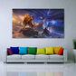 Leona Pantheon Diana Poster - Canvas Painting - League of Legends Fan Store
