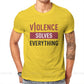 Violence Solves Everything  T Shirt - League of Legends Fan Store