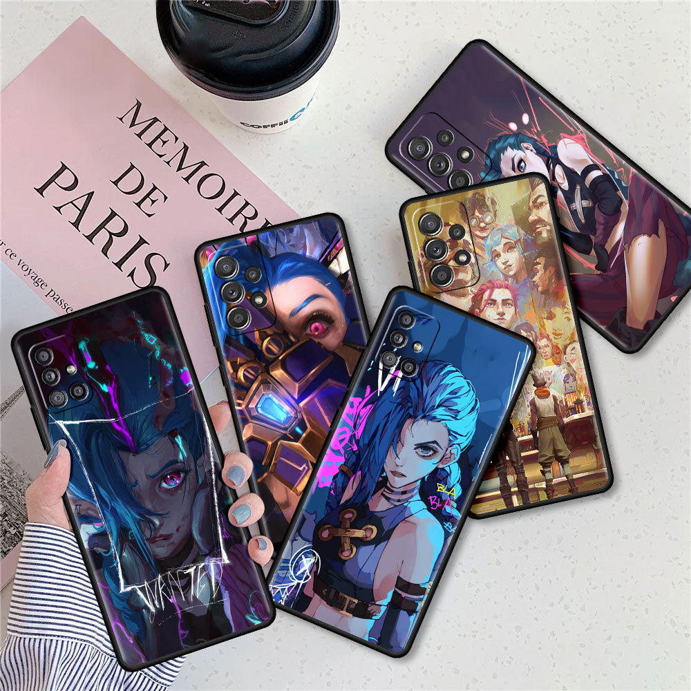 Collection 2 Arcane Hot Anime Case For Samsung Galaxy A12 A51 A21s A71 A52 A32 A31 A52s A41 A13 A02s A42 A72 A22 A11 A01 TPU Phone Cover Capa - League of Legends Fan Store