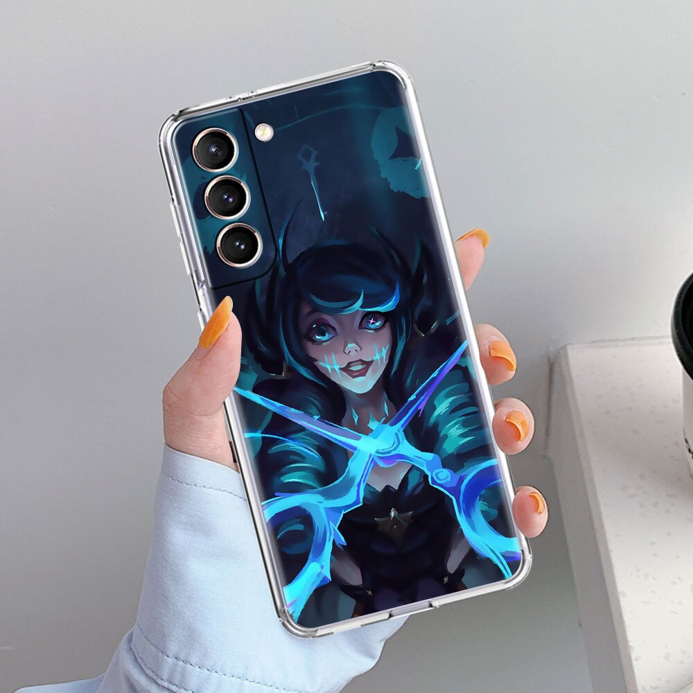 Collection 2 Transparent Phone Case for Samsung Galaxy S21 Plus S20 FE S21 UItra S10 S9 S20 S9 S8 Protect Cover Game League Of Legends Lol - League of Legends Fan Store