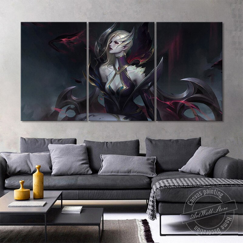 "The Fallen" Morgana Poster - Canvas Painting - League of Legends Fan Store