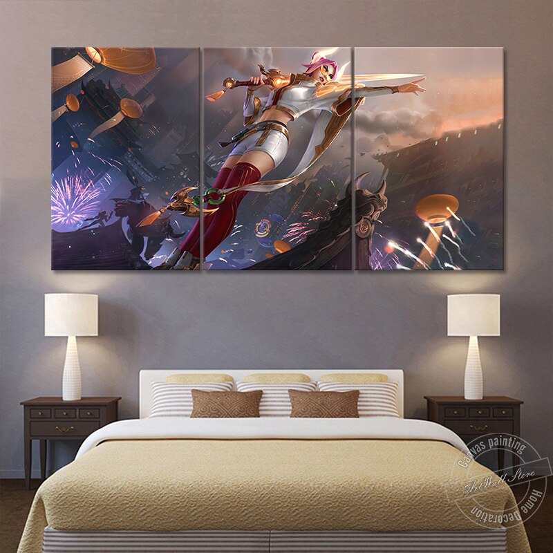 "The Grand Duelist" Fiora Poster - Canvas Painting - League of Legends Fan Store