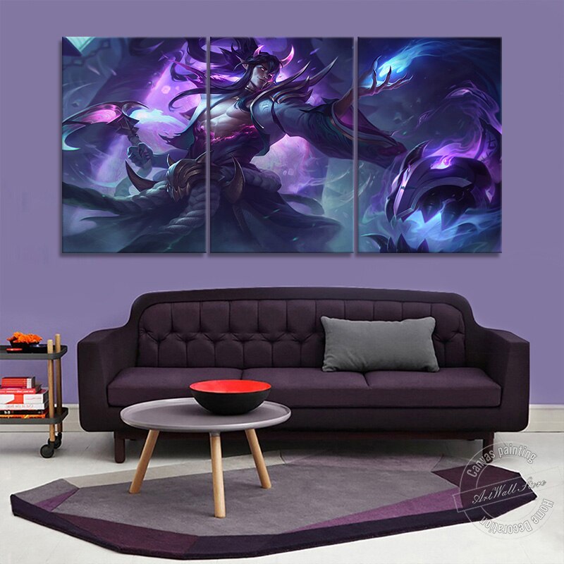 Thresh  "The Chain Warden Soul Hunter" Poster - Canvas Painting - League of Legends Fan Store