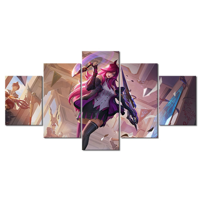 Battle Academy Katarina Poster - Canvas Painting - League of Legends Fan Store