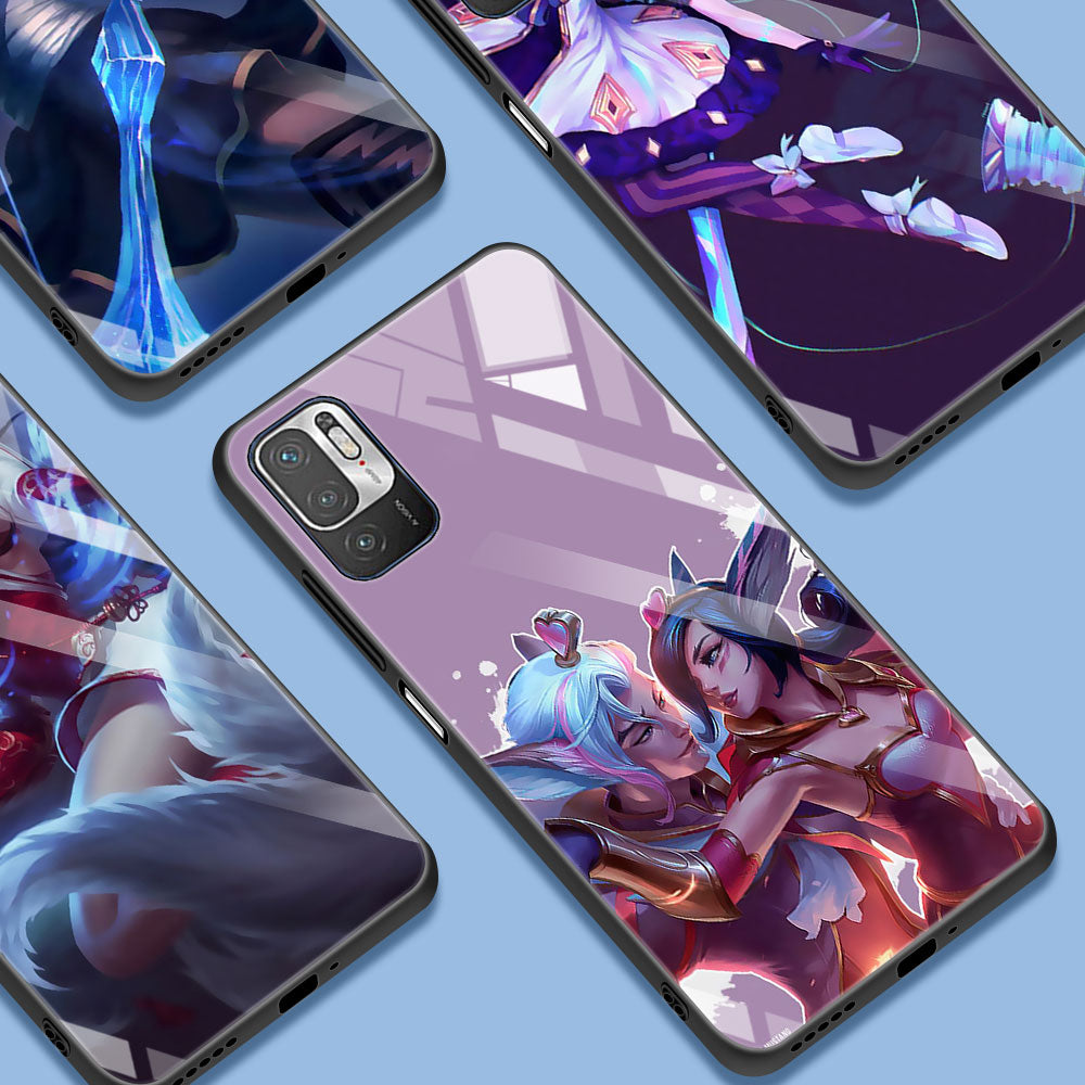 Collection 1 League Of Legends Lol Cool Tempered Glass Moblie Phone Case for Xiaomi Redmi Note 9S 8 Pro 9 10 7 8 8T 9T K20 K40 Pro Shell - League of Legends Fan Store