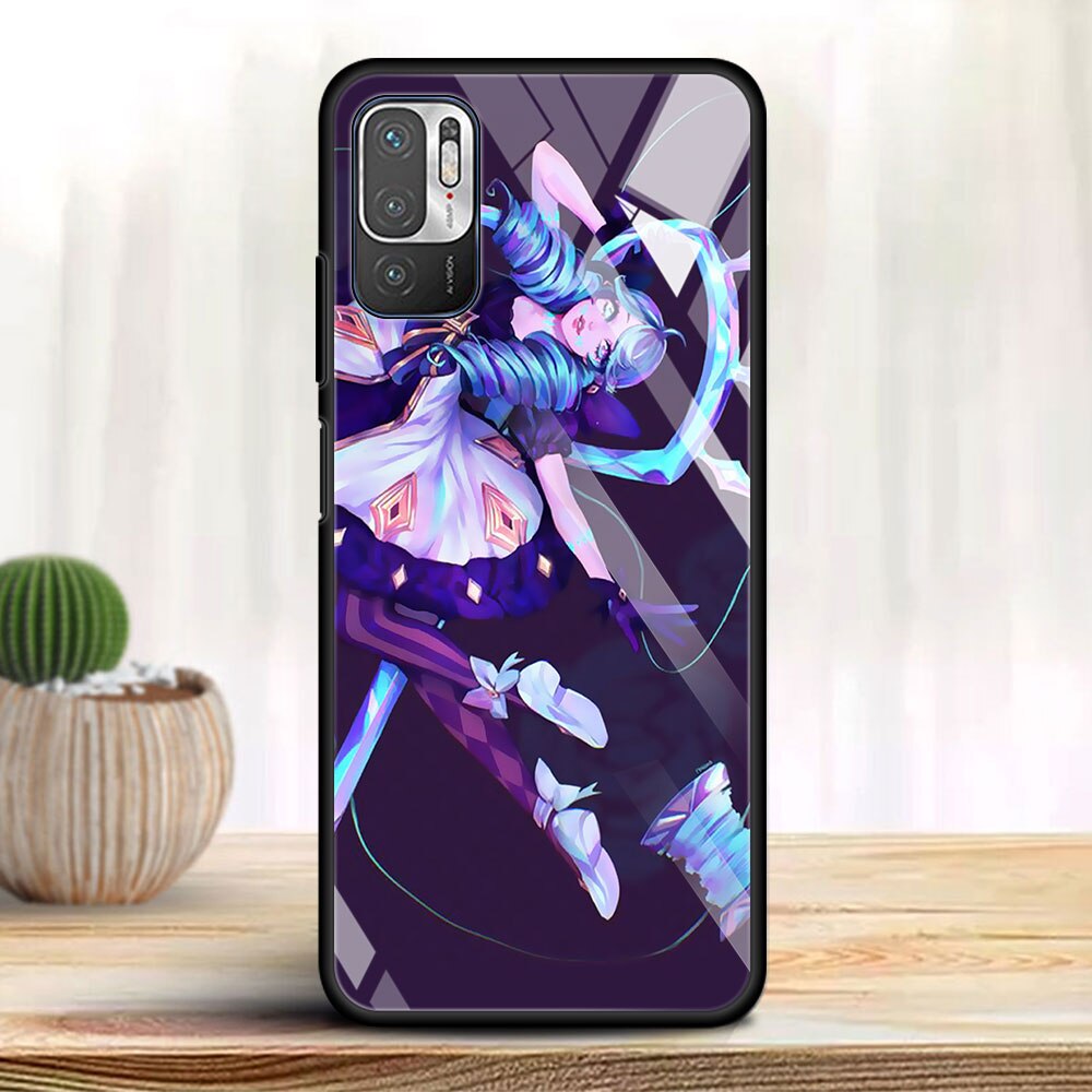 Collection 1 League Of Legends Lol Cool Tempered Glass Moblie Phone Case for Xiaomi Redmi Note 9S 8 Pro 9 10 7 8 8T 9T K20 K40 Pro Shell - League of Legends Fan Store