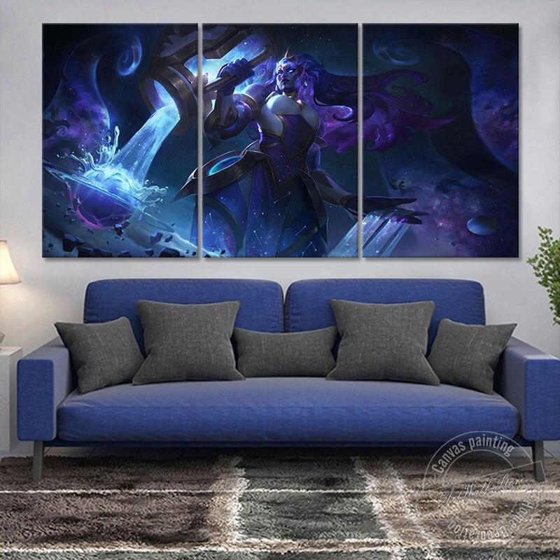 "Cosmic Invoker" "The Kraken Priestess" Illaoi Poster - Canvas Painting - League of Legends Fan Store
