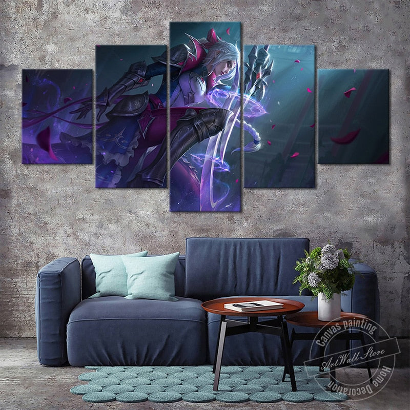 Diana "Battle Queen", "Scorn of The Moon" Poster - Canvas Painting - League of Legends Fan Store
