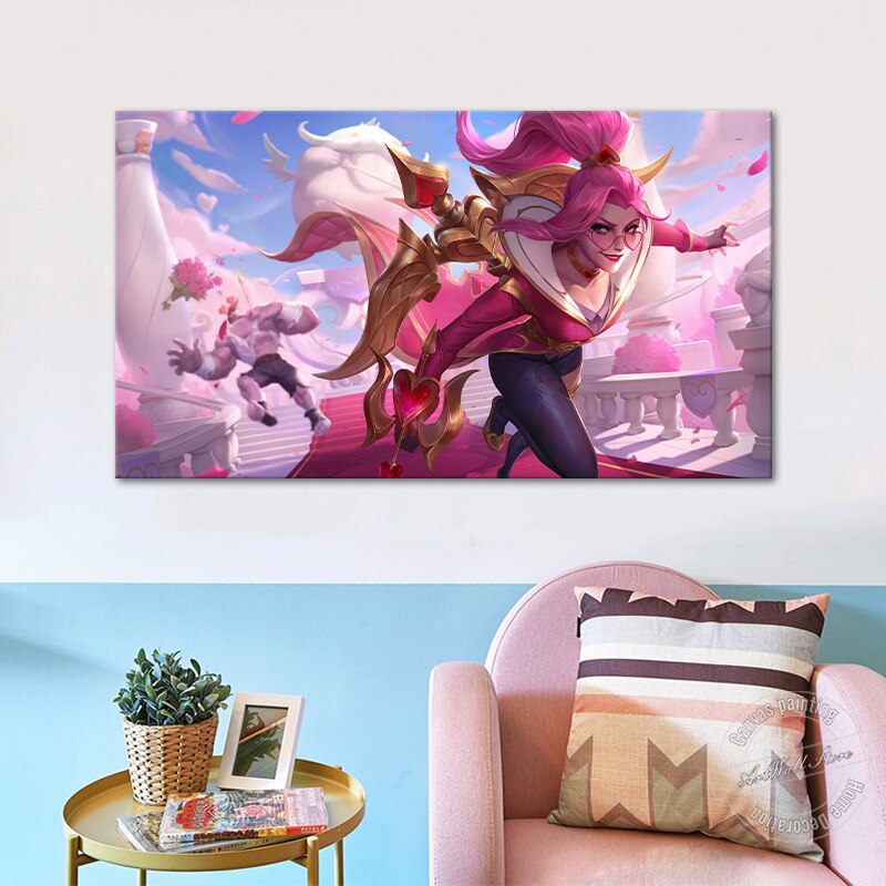 "The Night Hunter Shauna" Vayne Poster - Canvas Painting - League of Legends Fan Store
