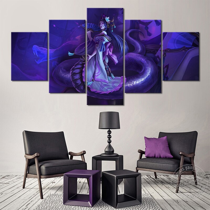 Cassiopeia "Spirit Blossom" Poster - Canvas Painting - League of Legends Fan Store