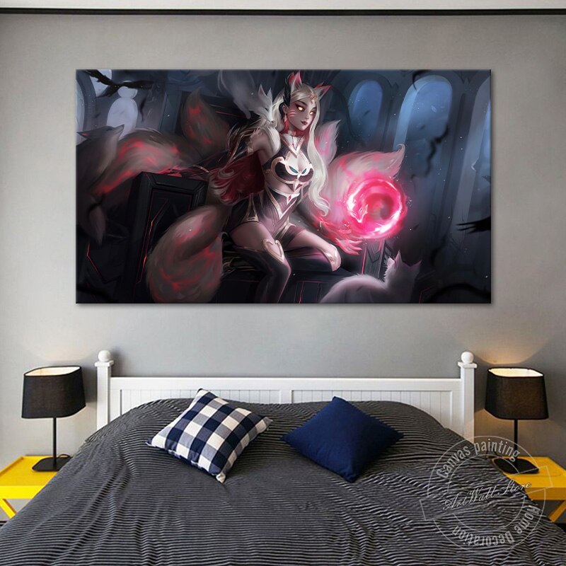 Ahri " The Nine-Tailed Fox " Poster - League of Legends Fan Store