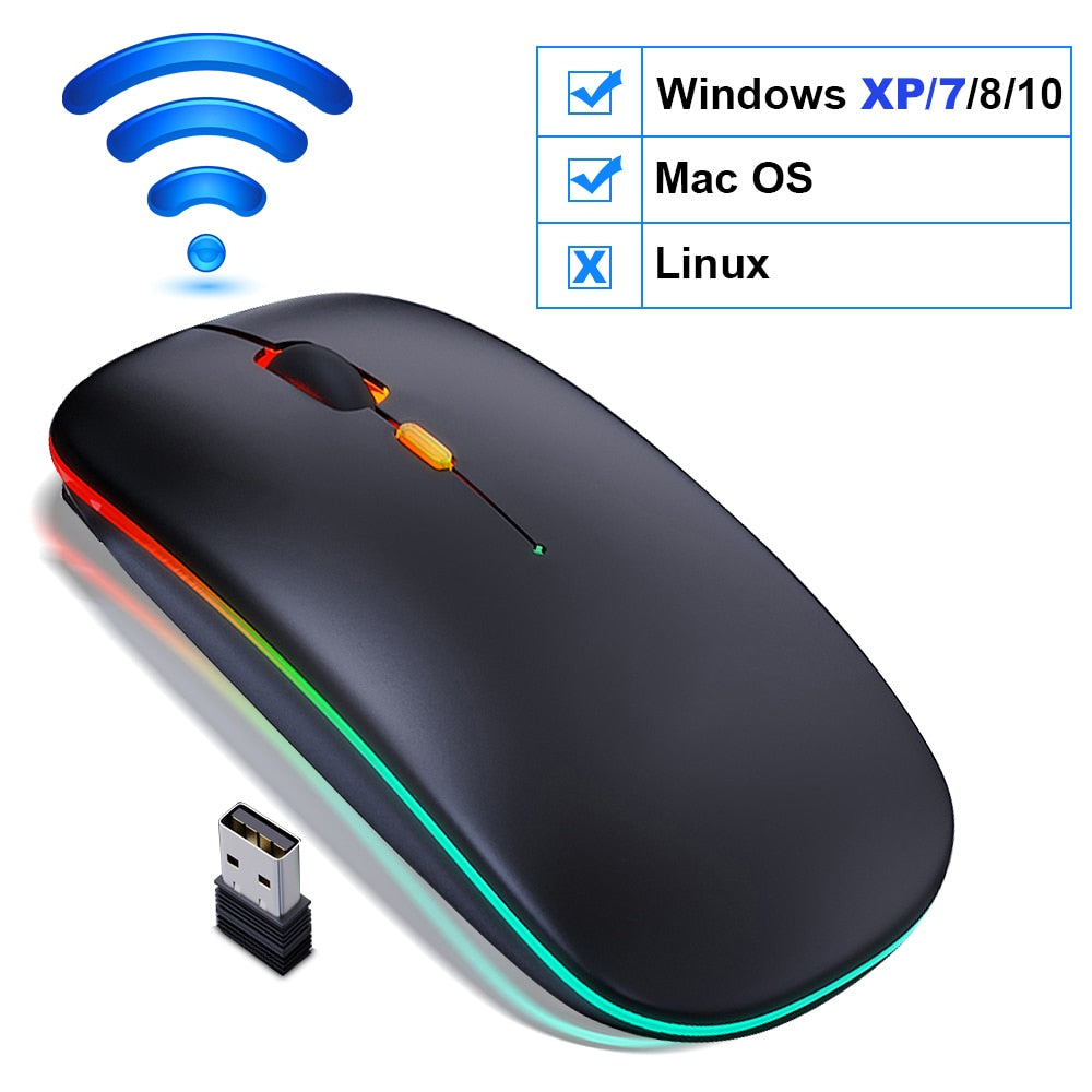 Wireless Mouse Bluetooth RGB Rechargeable - League of Legends Fan Store