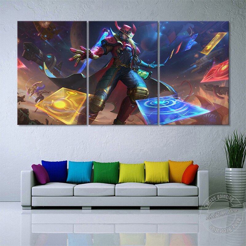 Twisted Fate Poster - Canvas Painting - League of Legends Fan Store