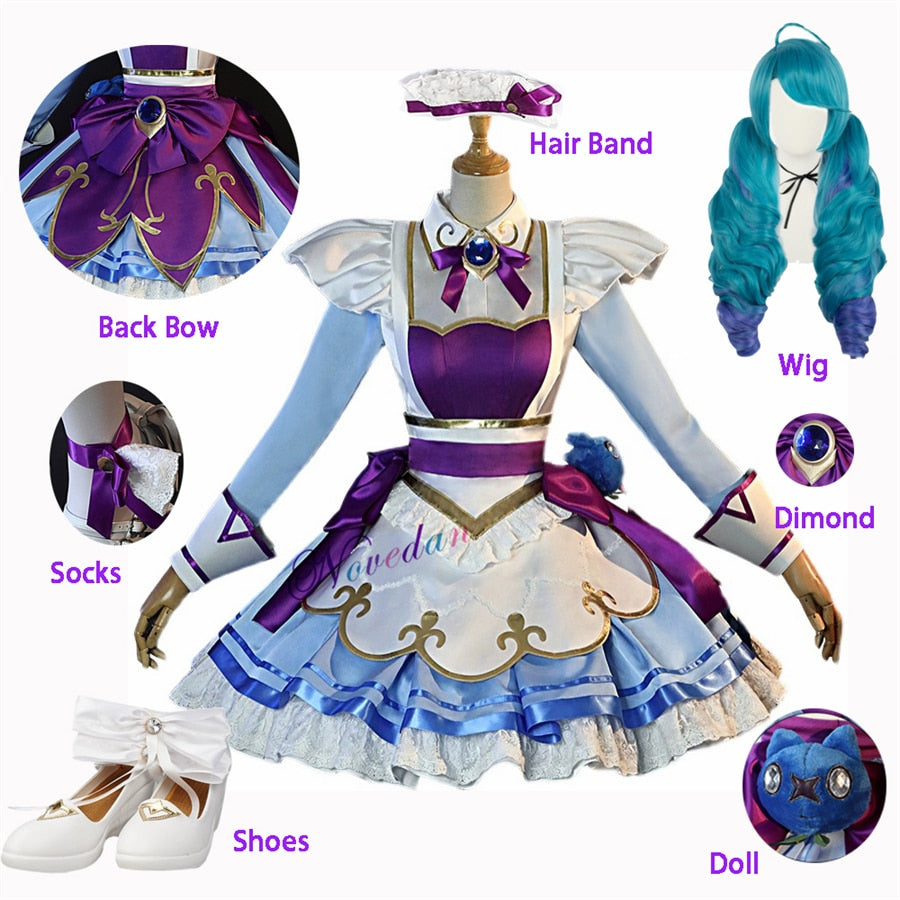 Gwen Cosplay Costume Doll Shoes Wig - League of Legends Fan Store