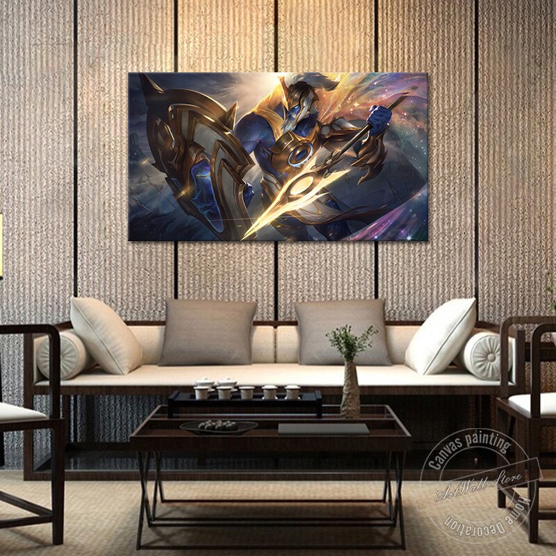 Ascended Pantheon Prestige Edition Poster - Canvas Painting - League of Legends Fan Store