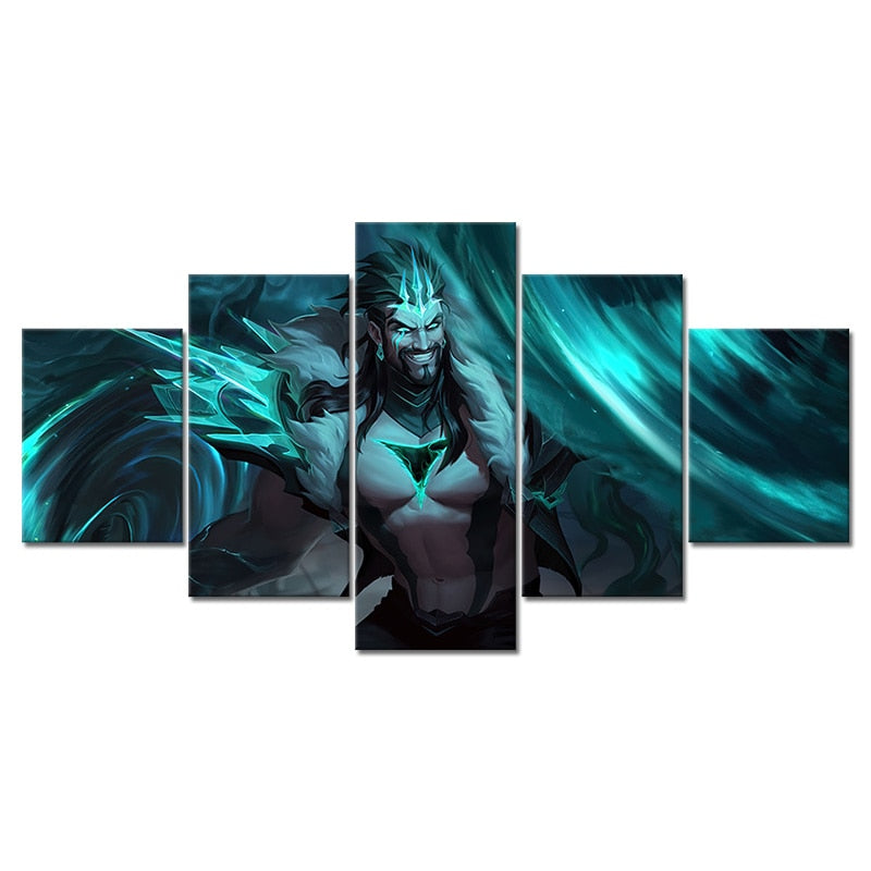 Draven "Ruined" Poster - Canvas Painting - League of Legends Fan Store