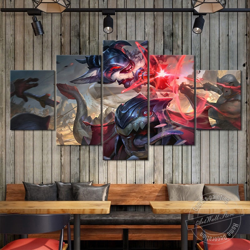 Kled "The Cantankerous Cavalier" "The Dark Knight" Poster - Canvas Painting - League of Legends Fan Store