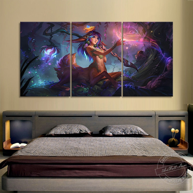 Lillia Poster - Canvas Painting - League of Legends Fan Store