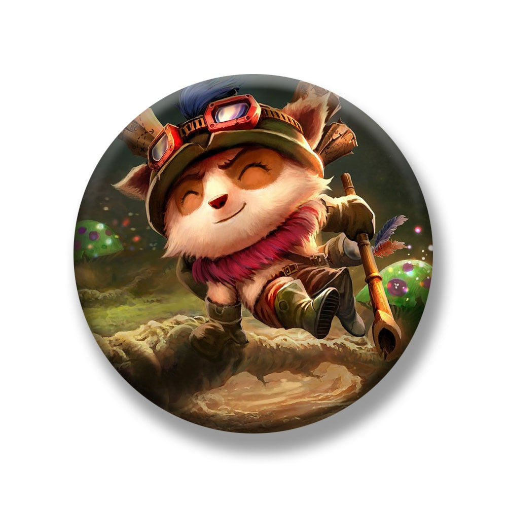 Teemo Badge - Brooch Collection - League of Legends Fan Store