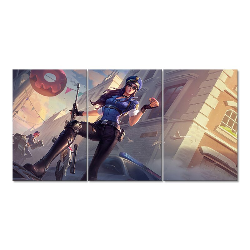 Arcade Caitlyn Poster - Canvas Painting - League of Legends Fan Store