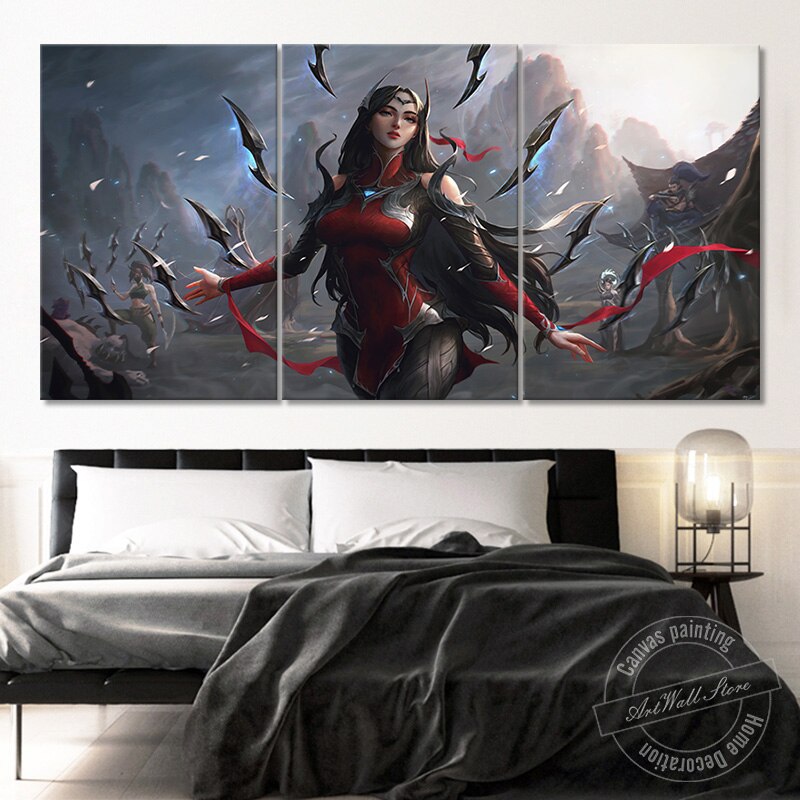 Irelia "Mural" Poster - Canvas Painting - League of Legends Fan Store