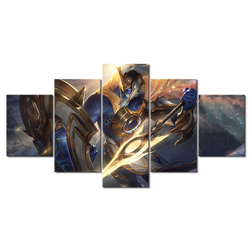 Ascended Pantheon Prestige Edition Poster - Canvas Painting - League of Legends Fan Store