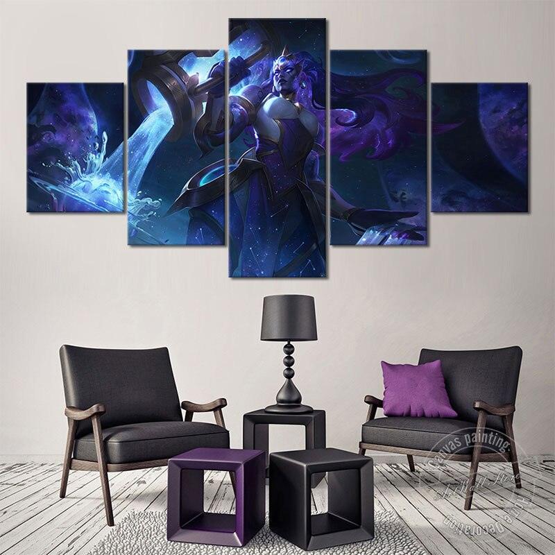 "Cosmic Invoker" "The Kraken Priestess" Illaoi Poster - Canvas Painting - League of Legends Fan Store