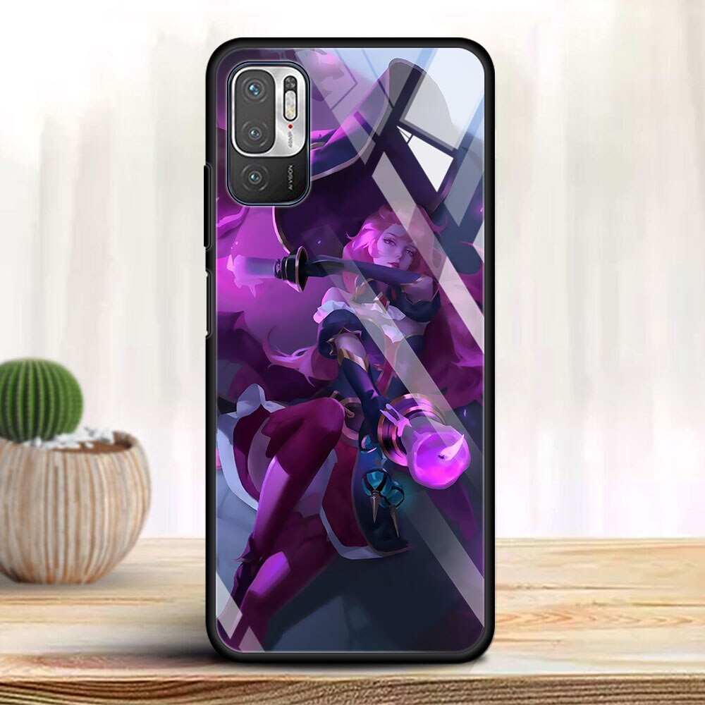 Collection 2 League Of Legends Lol Cool Tempered Glass Moblie Phone Case for Xiaomi Redmi Note 9S 8 Pro 9 10 7 8 8T 9T K20 K40 Pro Shell - League of Legends Fan Store