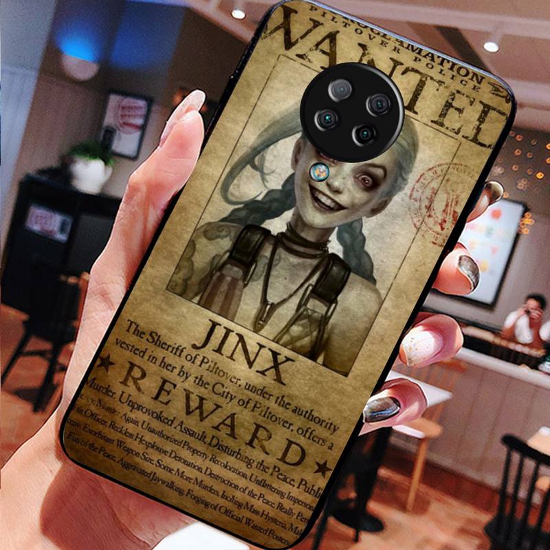 Collection 1 Arcane jinx Phone Case For Xiaomi Mi Redmi Note 7 8 9 10 11 pro t s A 10 Lite pro - League of Legends Fan Store