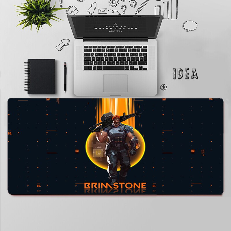 Valorant Brimstone Mousepads | Valorant Gaming Desk Mat Collection